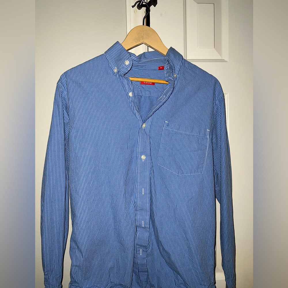 Blue & White Checkered Shirt